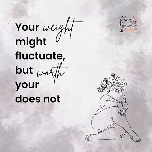 Weight can change for many reasons. 

Illness, healing, aging, stress, nourishment, trauma, recovery.

That’s not a failure. ...