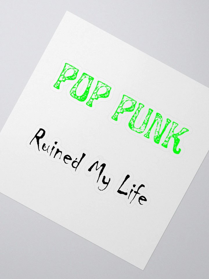 Pop Punk Ruined My Life Sticker product image (6)