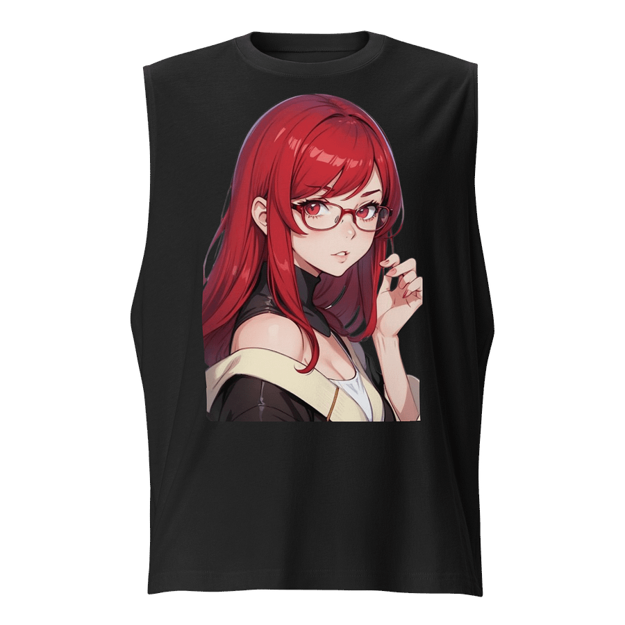 (Red WAIFU) K Muscle Shirt product image (1)