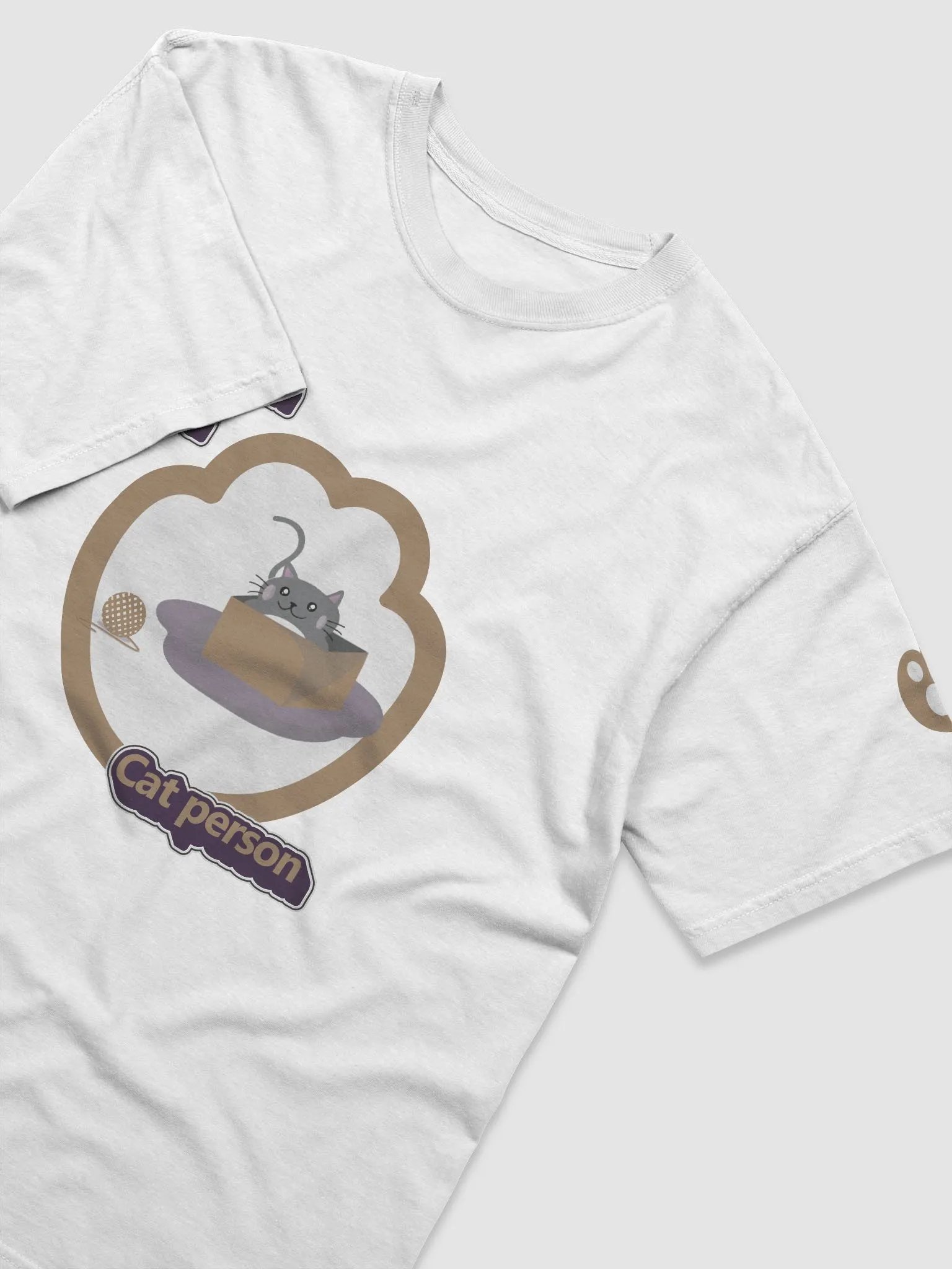 Cat Person Paw T-Shirt product image (3)