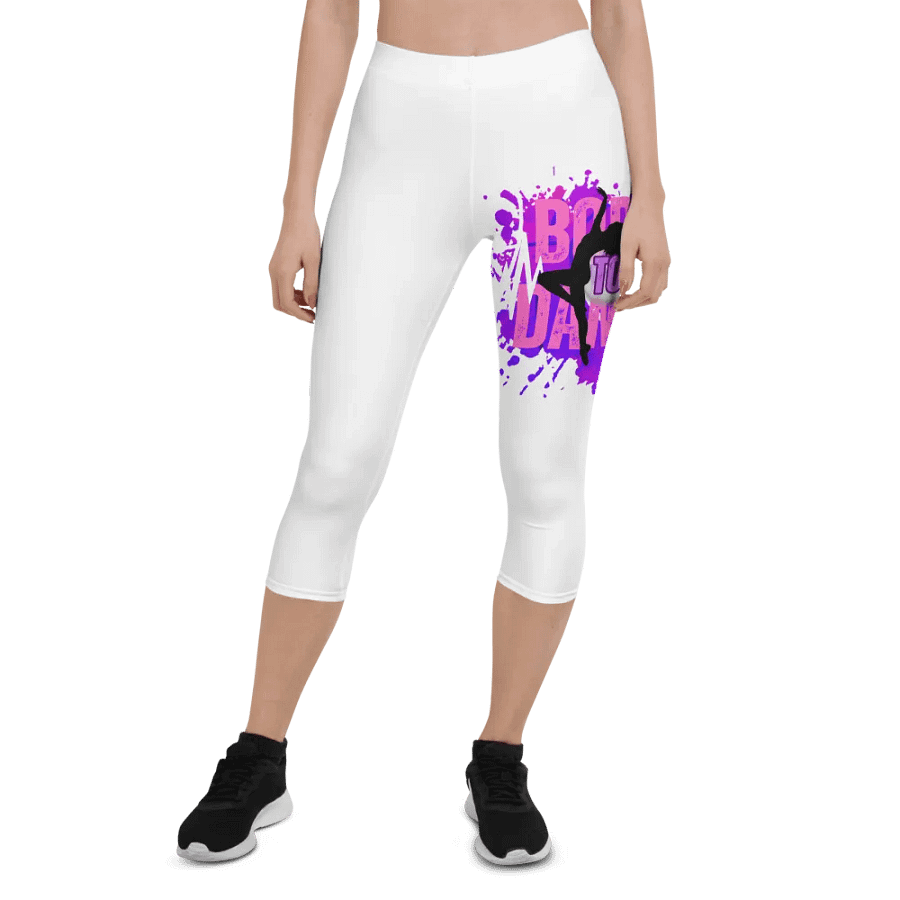 Vibrant Born to Dance Her Silhouette Capri Leggings product image (1)