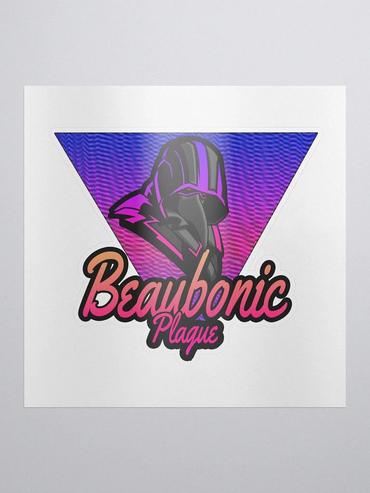 Plague Doctor Sticker Magenta and Orange product image (1)