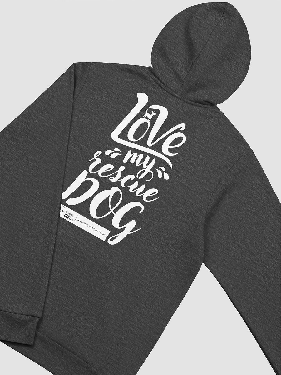 Love My Rescue Dog - Hoodie - Heather Gray product image (4)