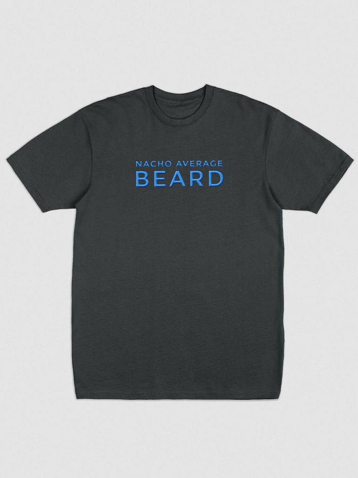 Men's Nacho Average Beard T-Shirt (Aqua/Teal Embroidery) product image (5)