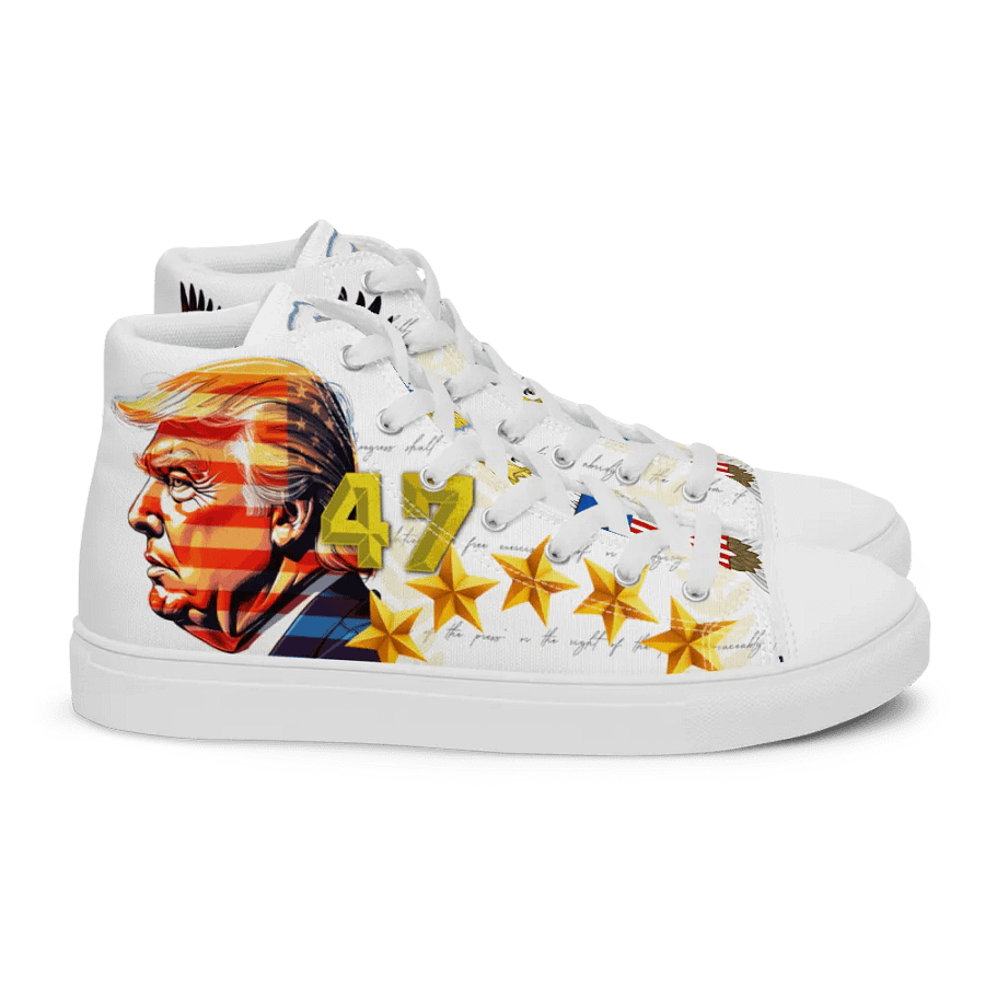 PRESIDENTIAL 1 High Top Trump Sneakers Men's Comfortable Breathable 47 Elect Shoes product image (2)