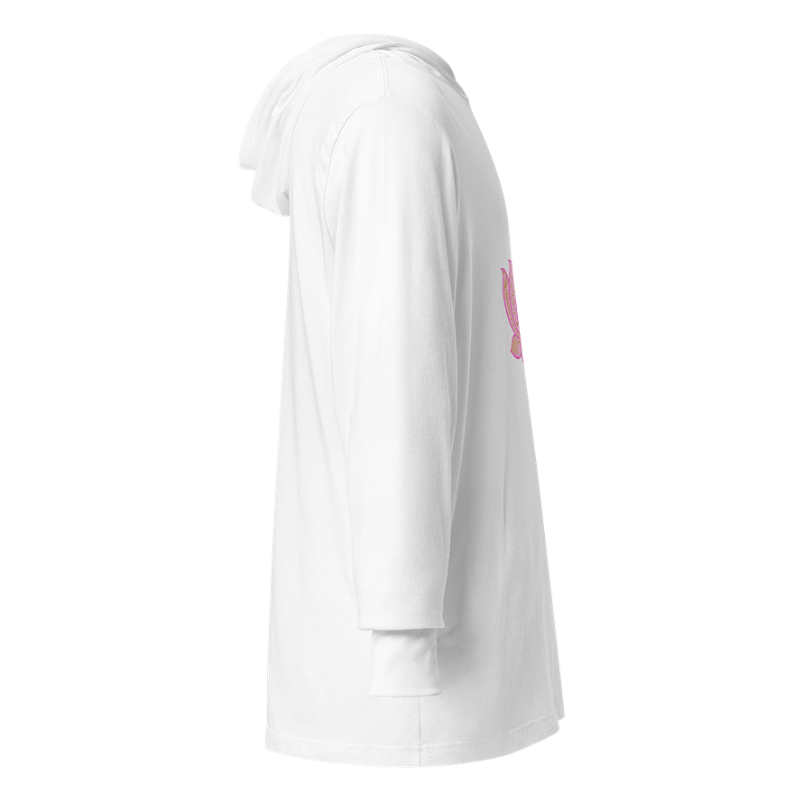 Golden Lotus Unisex Hooded Long Sleeve Tee product image (5)