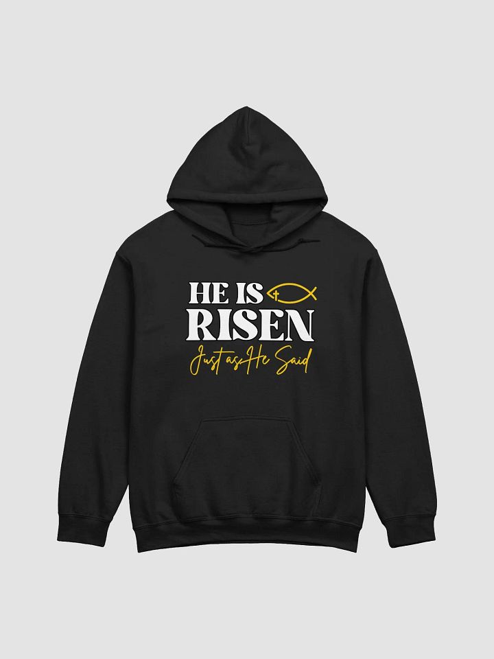 He is Risen, Just as He Said, Christians Easter Gildan Hoodie product image (2)