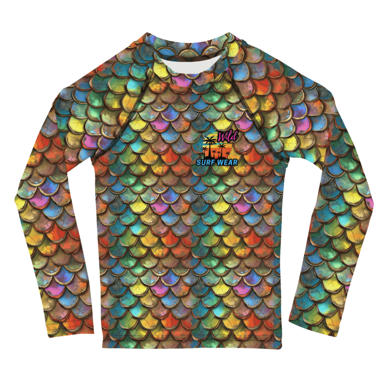 Wild Dragon Scale Kids Rash Guard #2 product image (1)
