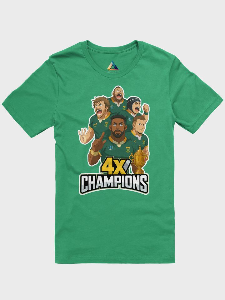 Springboks Anime-Style 4x Champions Rugby T-Shirt product image (37)