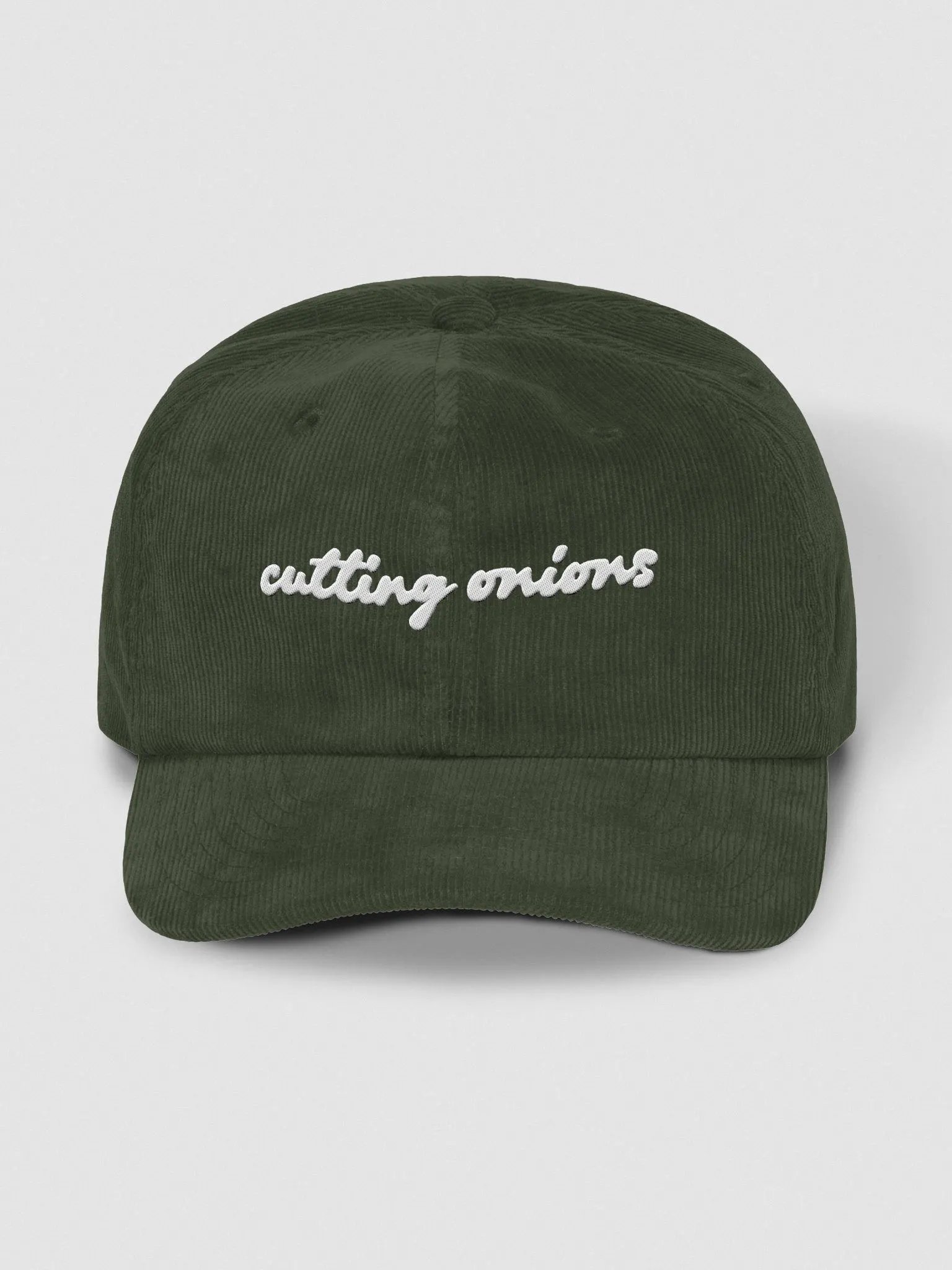 Cutting Onions Corduroy Hat 🧅 product image (1)