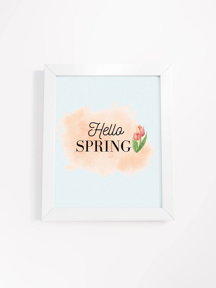 Hello Spring Matte Poster product image (1)