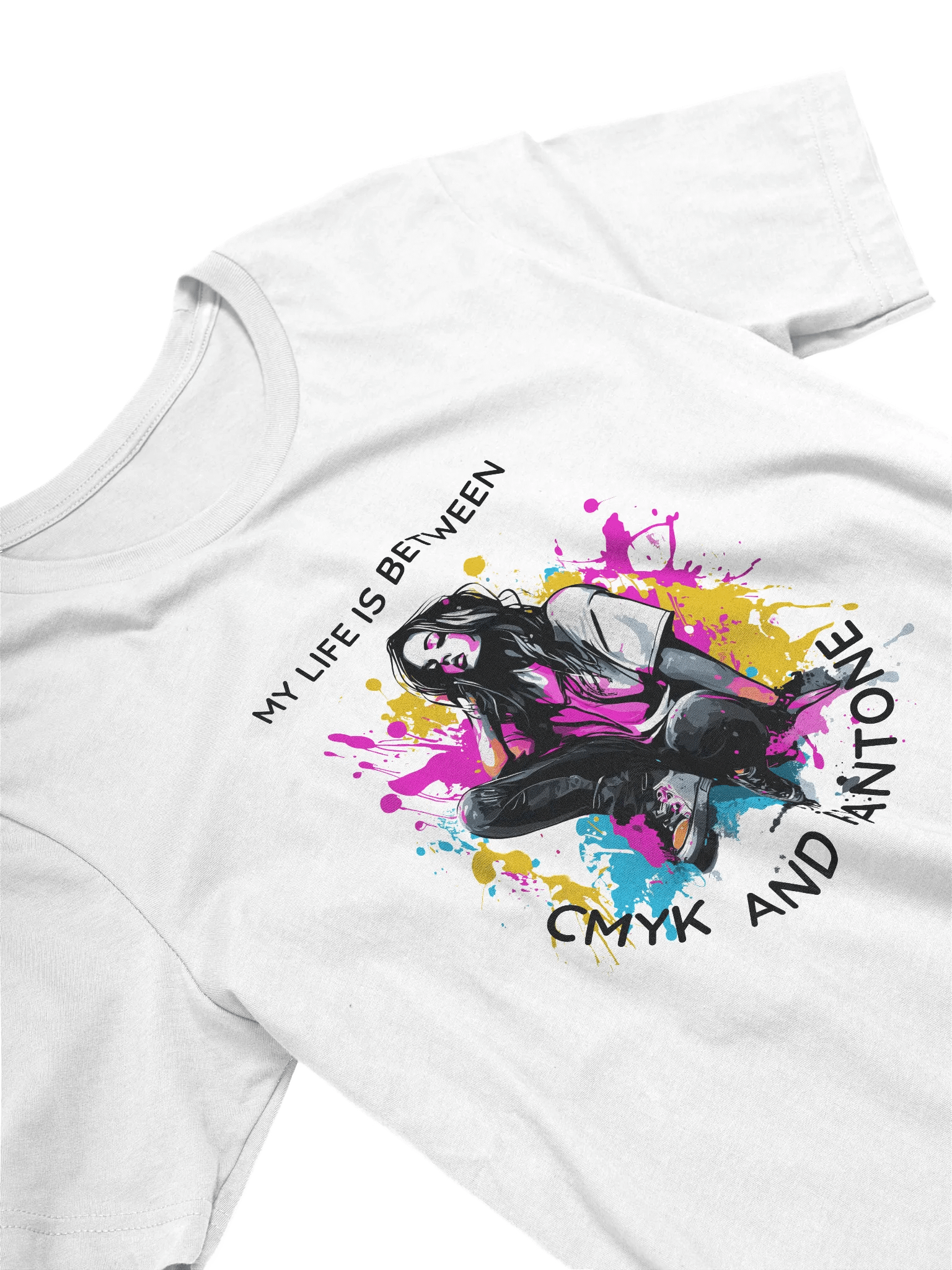 CMYK and Pantone Themed T-Shirt for Graphic Designers product image (7)