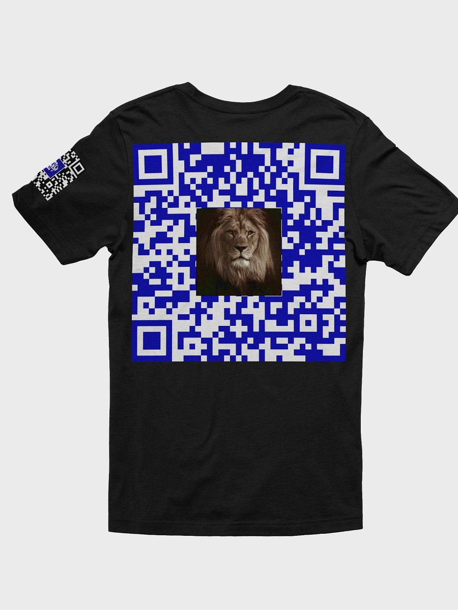 Lion of Judah Names of God Video T-Shirt - Scan QR, Watch Instantly! product image (2)