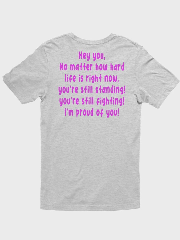 hey you female t-shirt athletic heather product image (2)