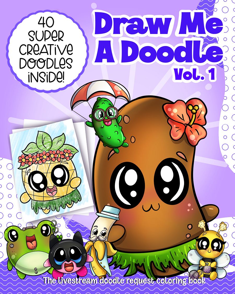 Draw Me A Doodle Vol 1 DIGITAL DOWNLOAD product image (1)