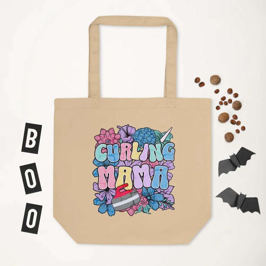 Curling Mama Floral Tote Bag product image (5)