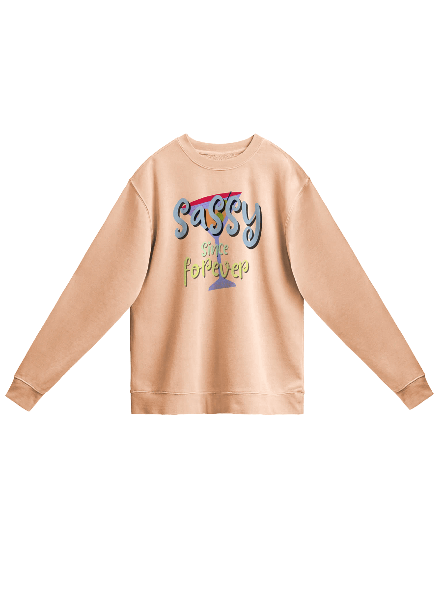 🪩 Sassy Vibes Unisex Sweatshirt product image (2)