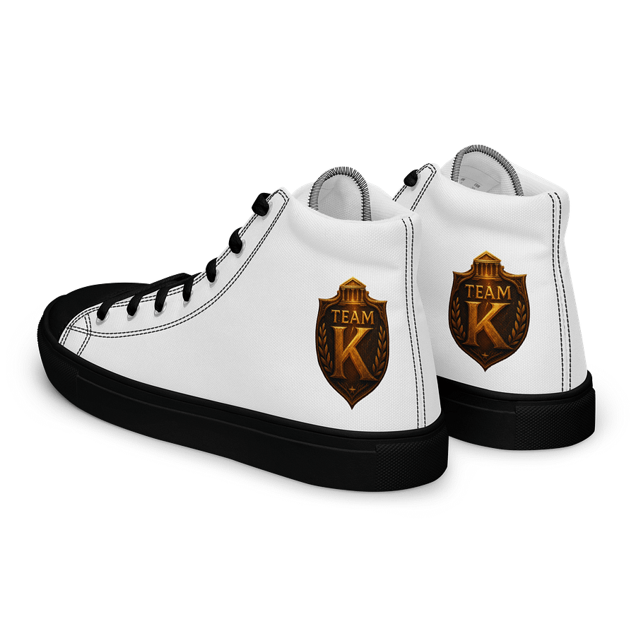Team K V-5 Women's High Top Canvas Shoes product image (5)