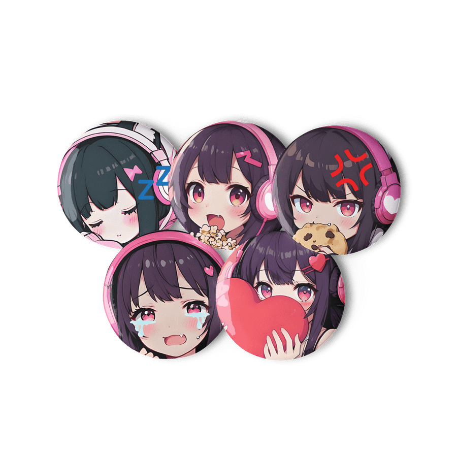 Aiyun’s Cute Girl Pin Set product image (2)