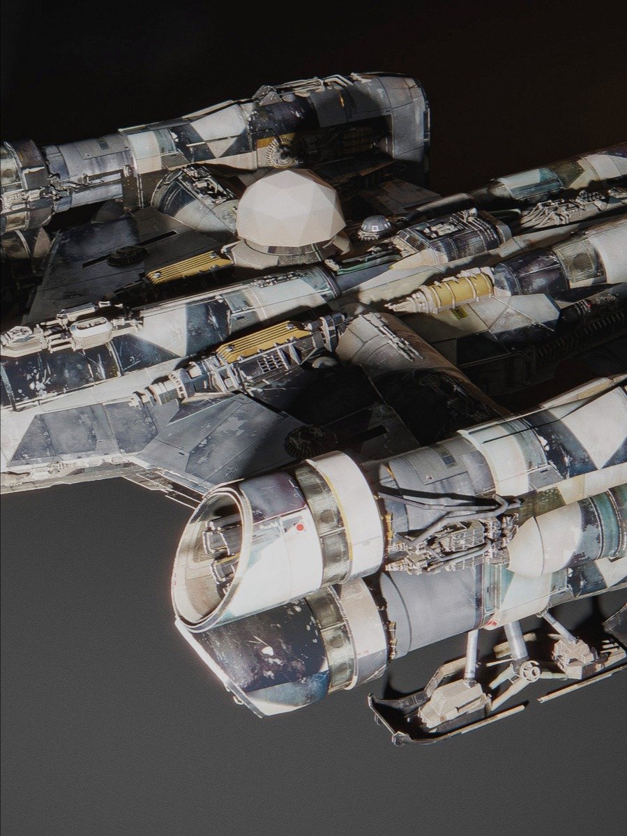 3D Model - Spaceship - Bounty Hunter Ship (Indie License) product image (4)