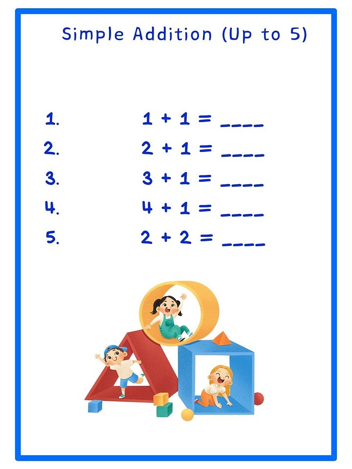 Printable Math Workbook Part 1 product image (2)