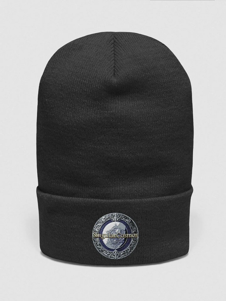Singular Cosmos Black Cuffed Beanie product image (1)