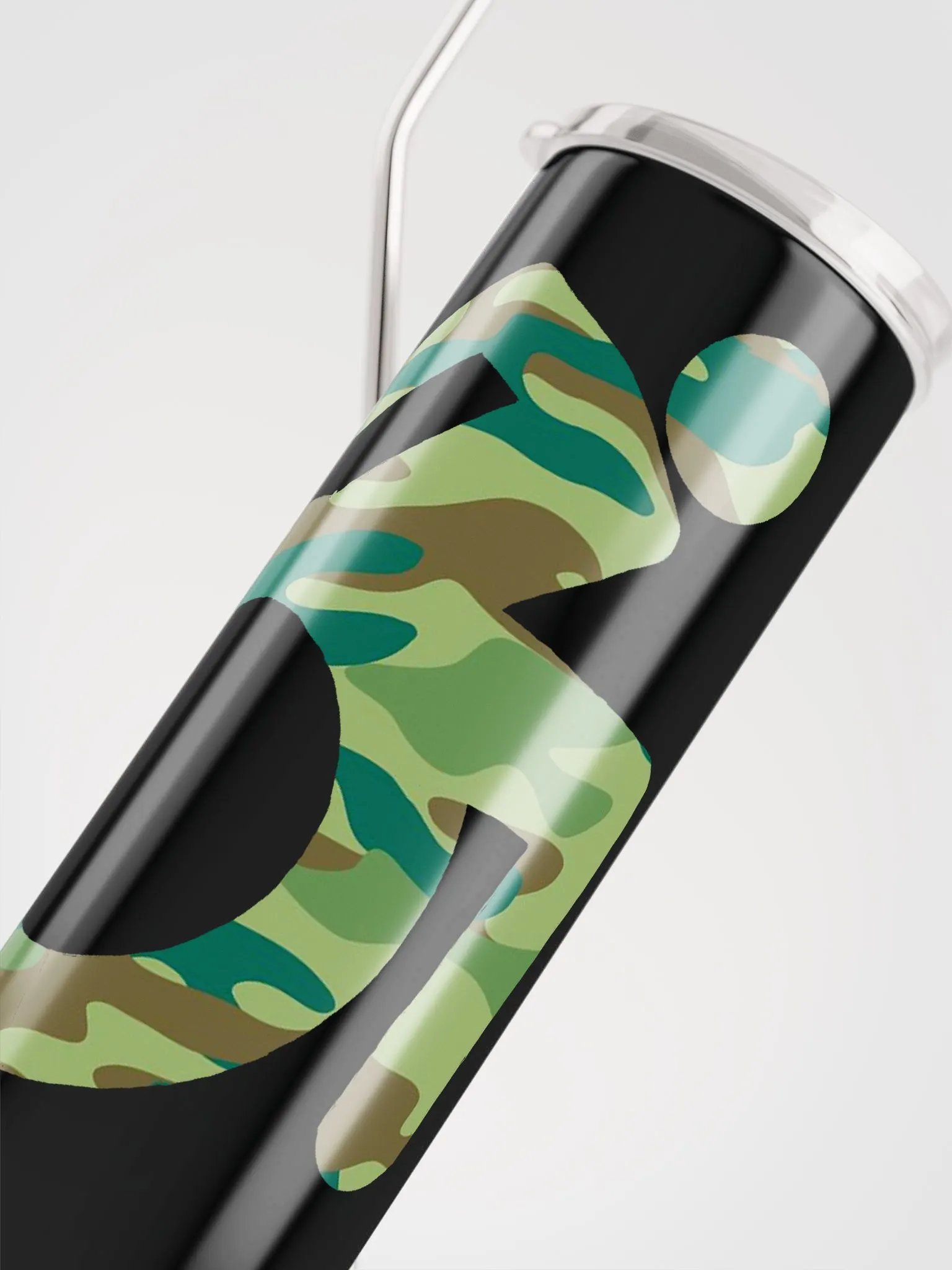 Wheelie, Green Camo SS Tumbler product image (4)