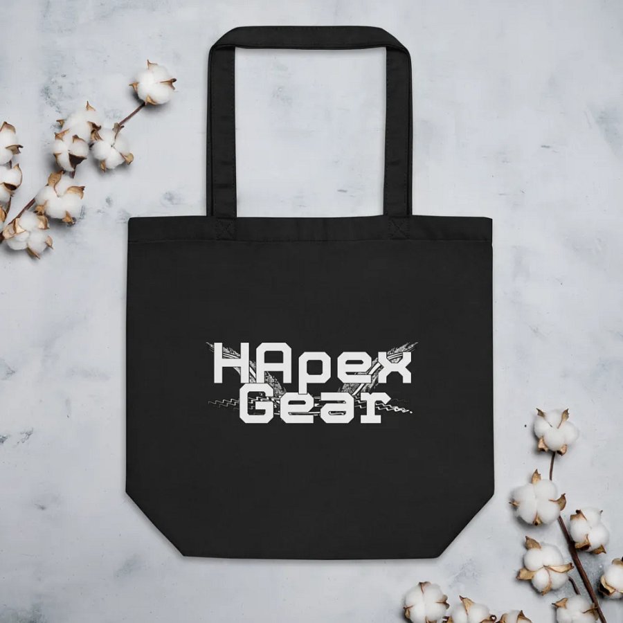 Eco-Friendly Tote Bag - White HApex Gear White Logo product image (3)