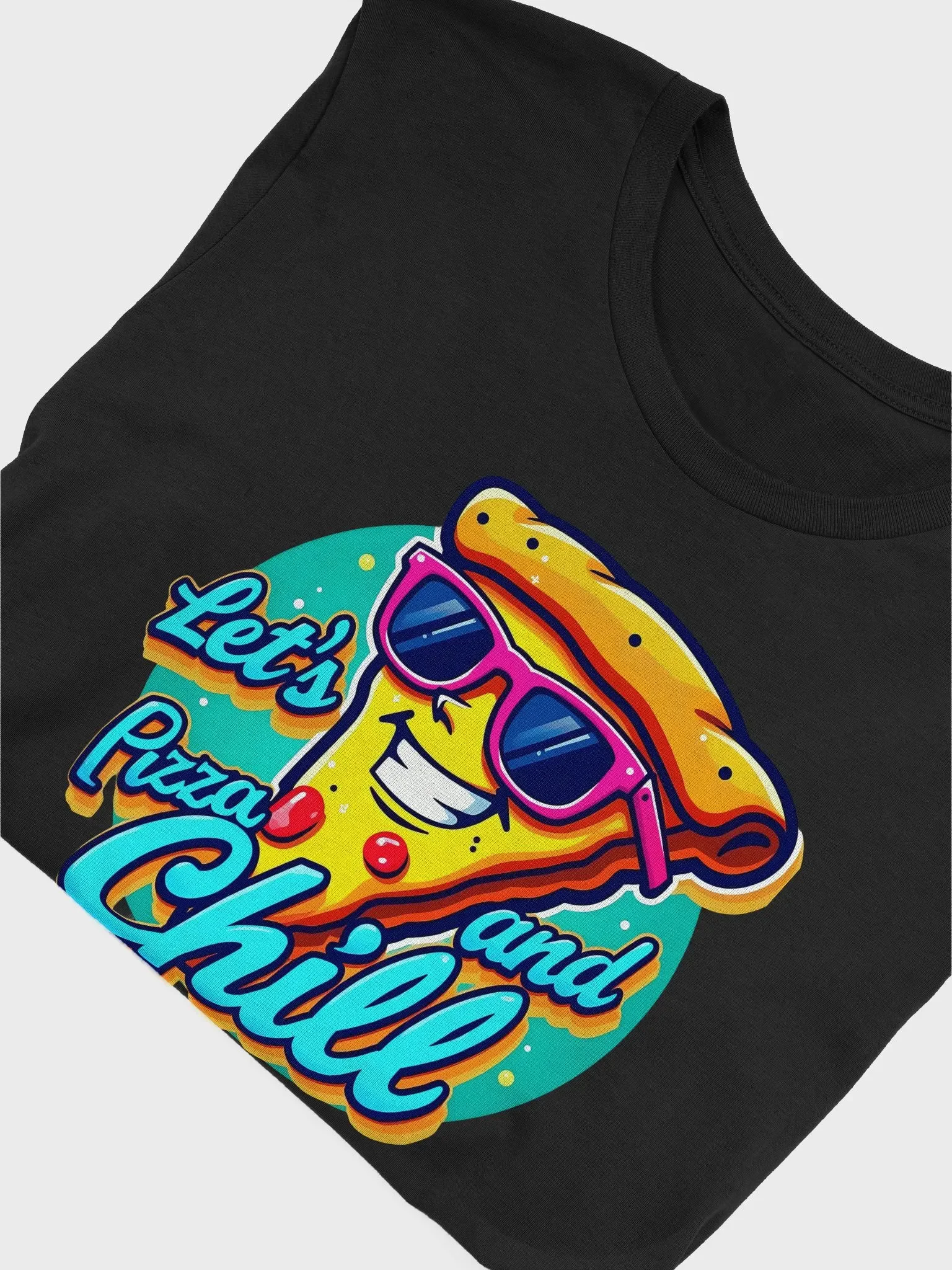 Pizza and Chill Vibes T-Shirt Bella+Canvas (Adult Unisex) product image (51)