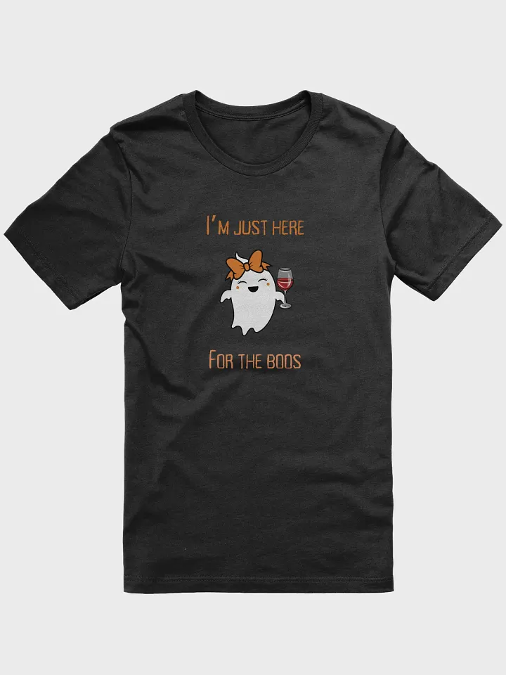 Cheerful Ghost Halloween Adult T-Shirt product image (1)