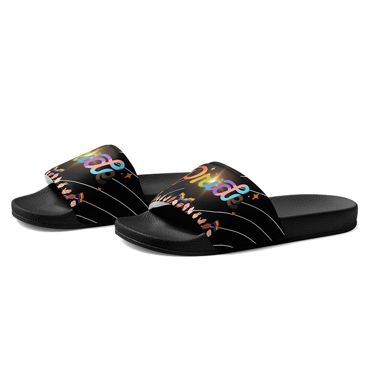 LGBTQIAP2S+ 2025, Pride Glow, Men's Slides product image (1)