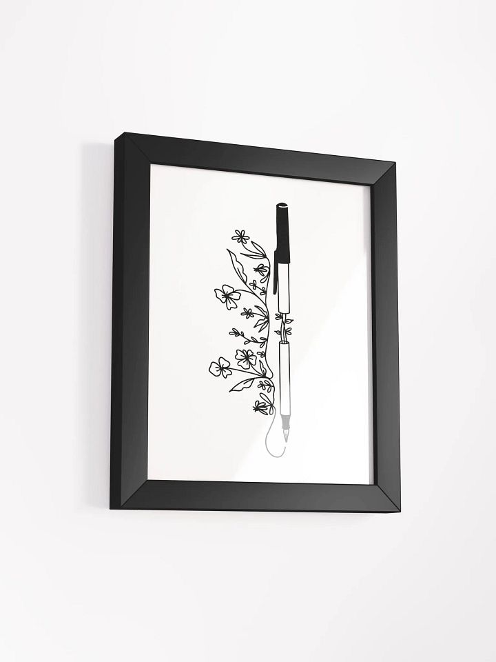 Free Writing Framed Art Print product image (2)