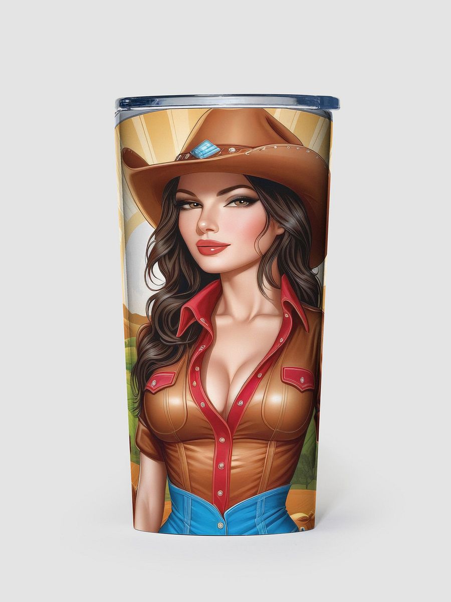 Beautiful Cowgirl 20 oz Stainless Steel Tumbler - V1 product image (1)