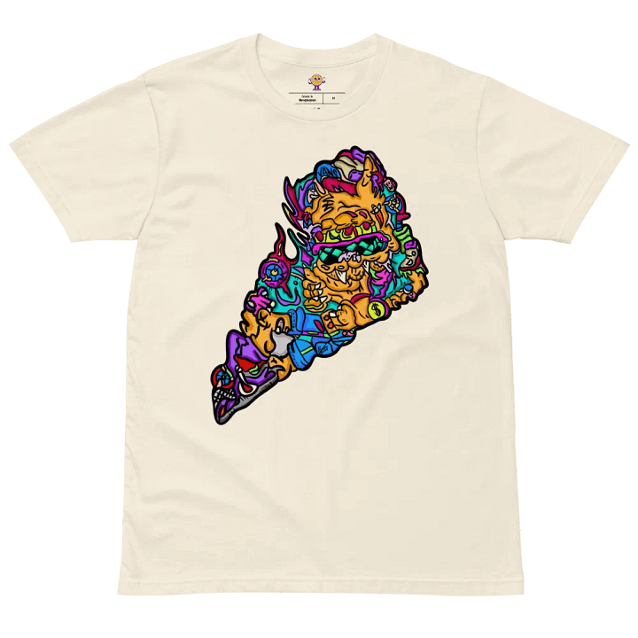 Chill Cat Tee Cream product image (2)