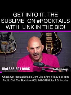 GET INTO IT. The sublime on #Rocktails with LINK IN THE BIO!