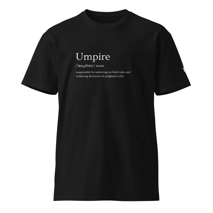 Umpire Definition T-Shirt - Black product image (1)