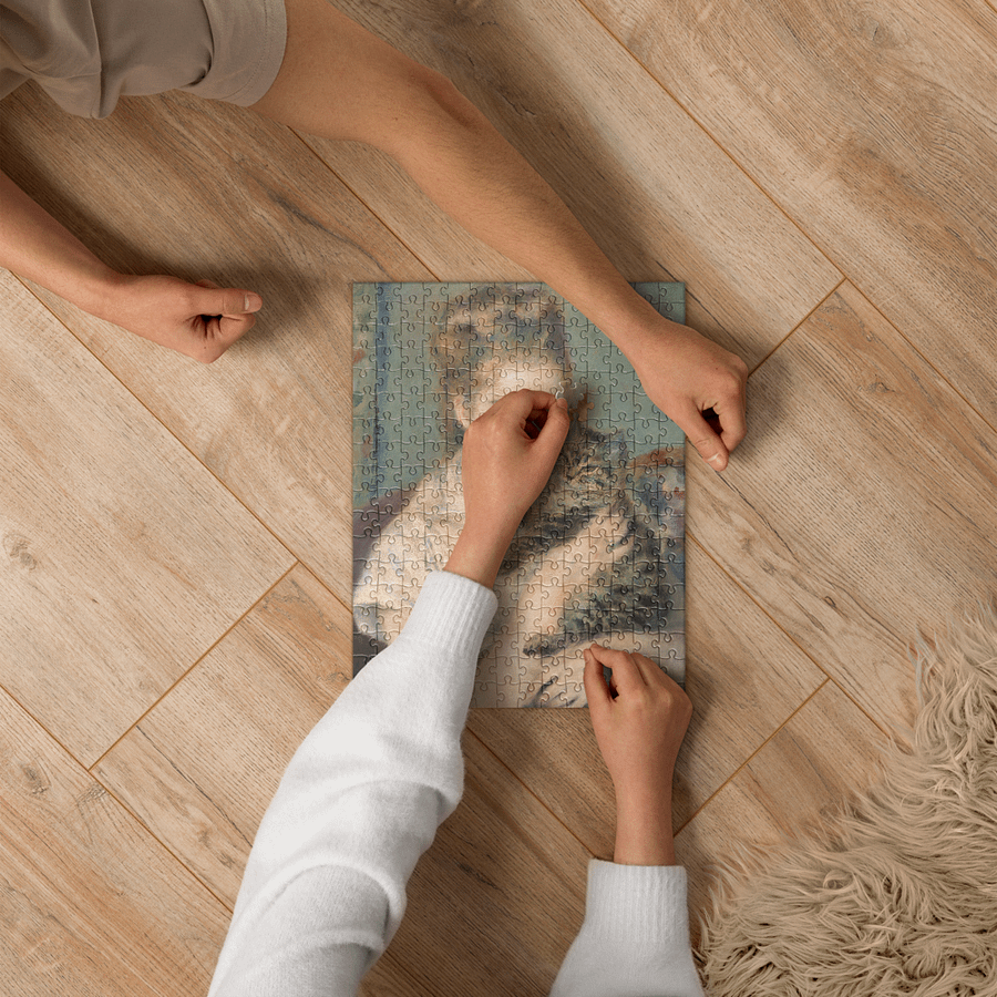 ''Woman with a Cat'' by Auguste Renoir Jigsaw Puzzle product image (3)