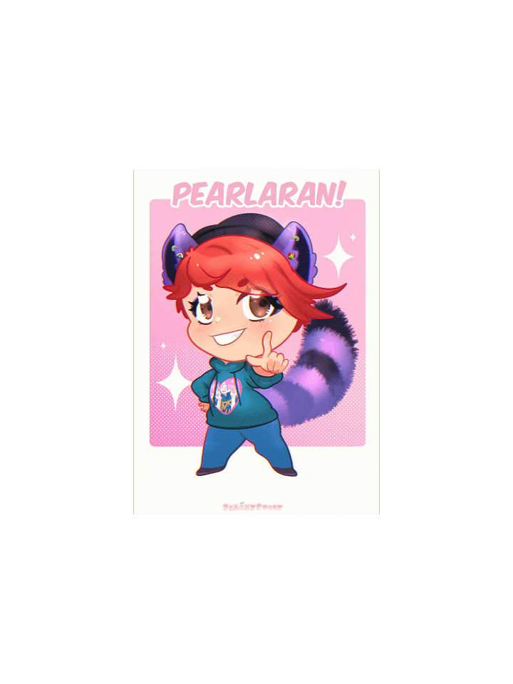 Racoon Pearl Poster product image (1)