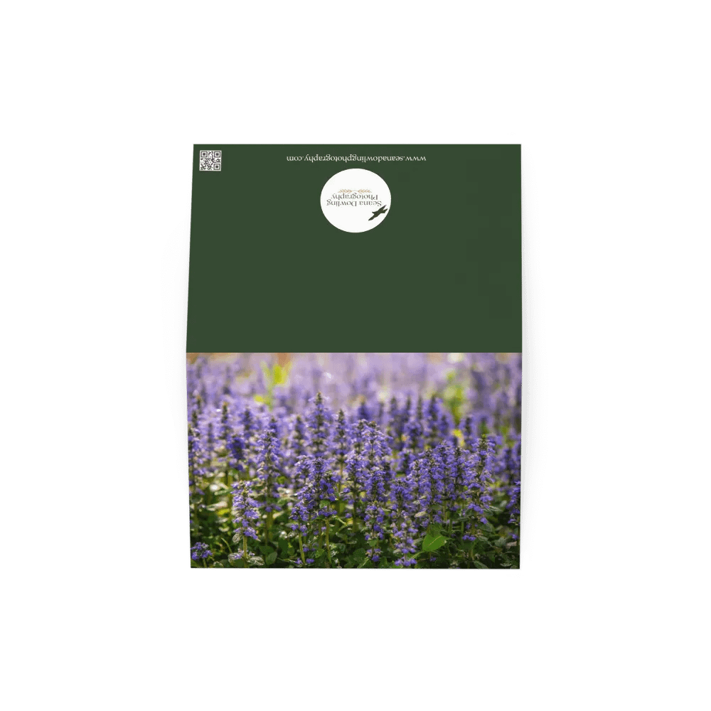 Dreamy Purple Floral Chords Notecard product image (7)