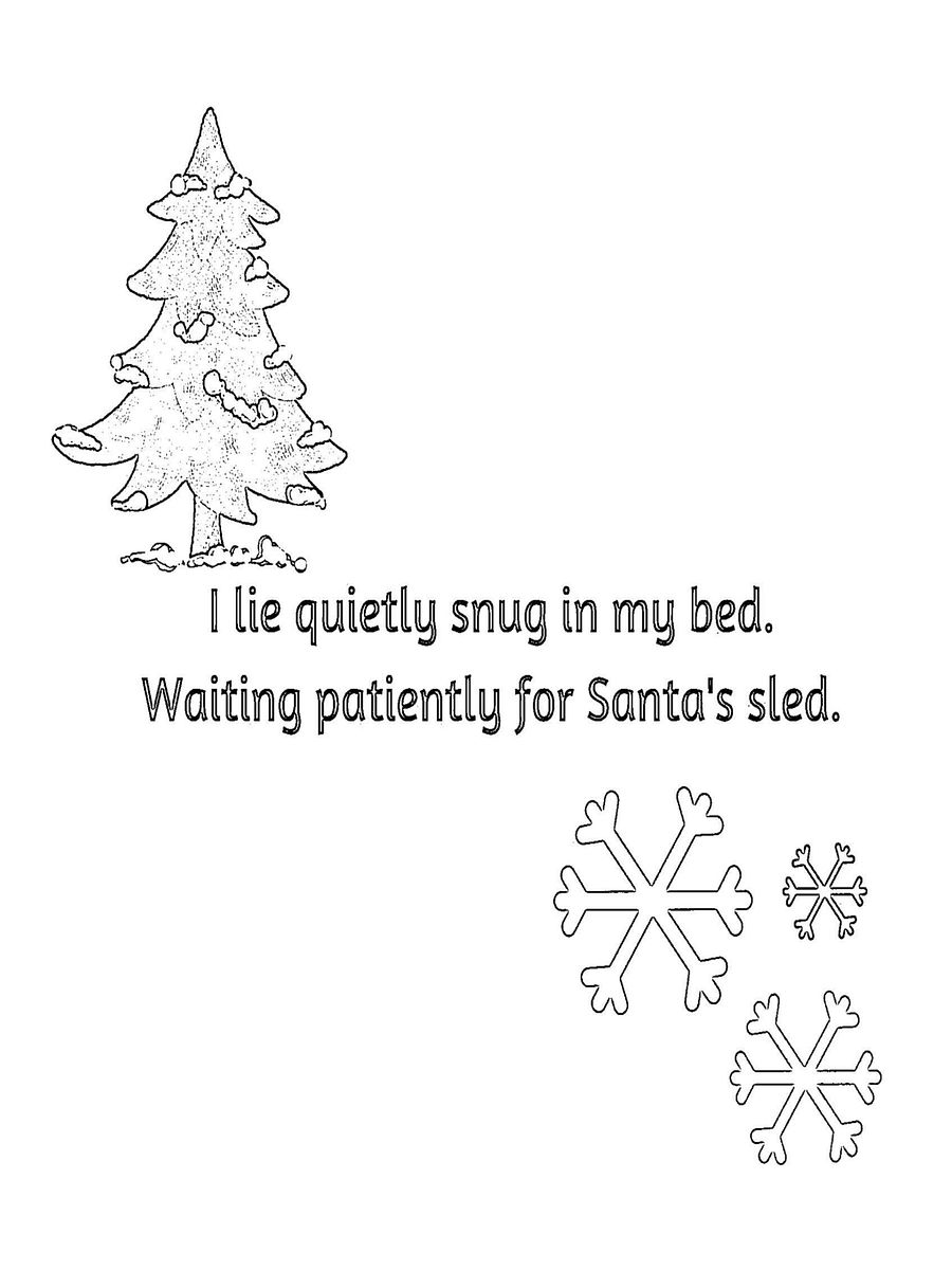 Waiting for Santa Coloring Story product image (4)