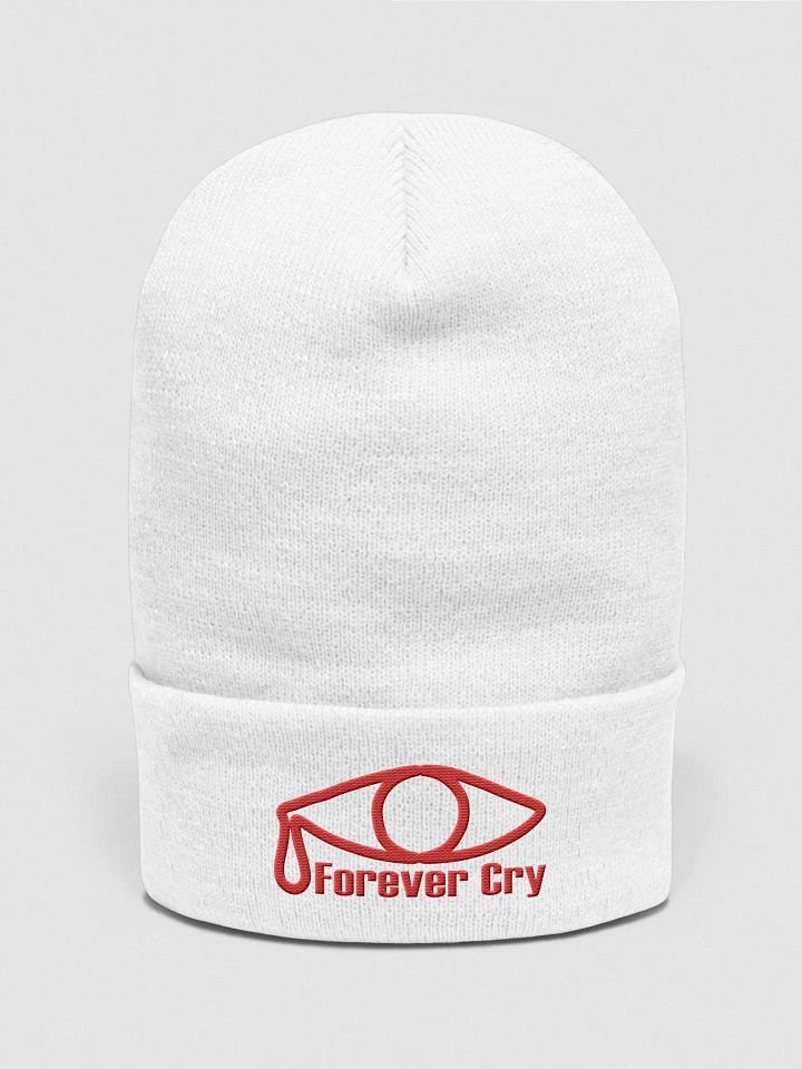 Forever Cry - Red #1 - Yupoong Cuffed Beanie product image (1)