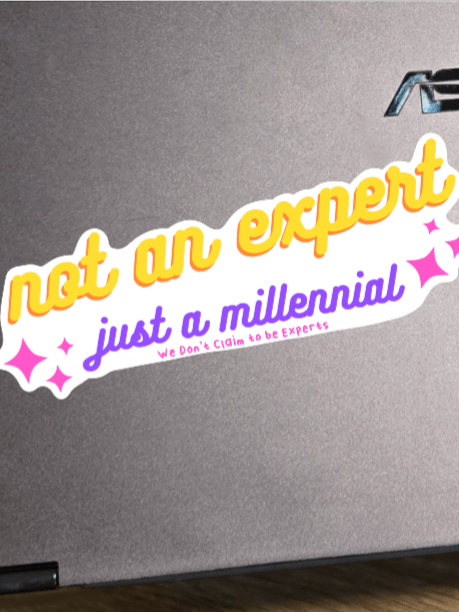 Millennial Vibes Kiss Cut Sticker product image (1)