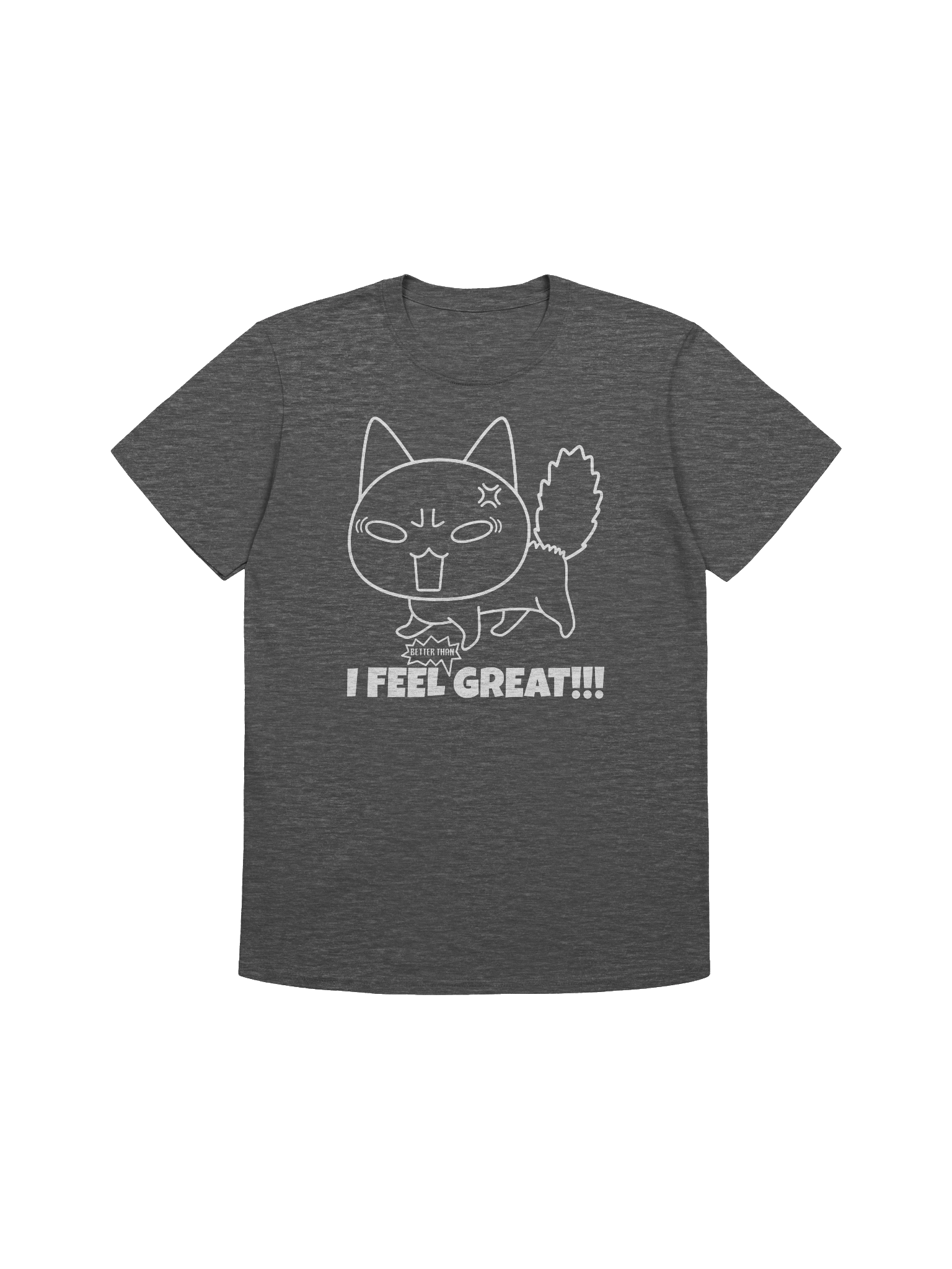 Ironic Emotional Expression - Unisex Adult Super Soft Lightweight T-shirt product image (4)