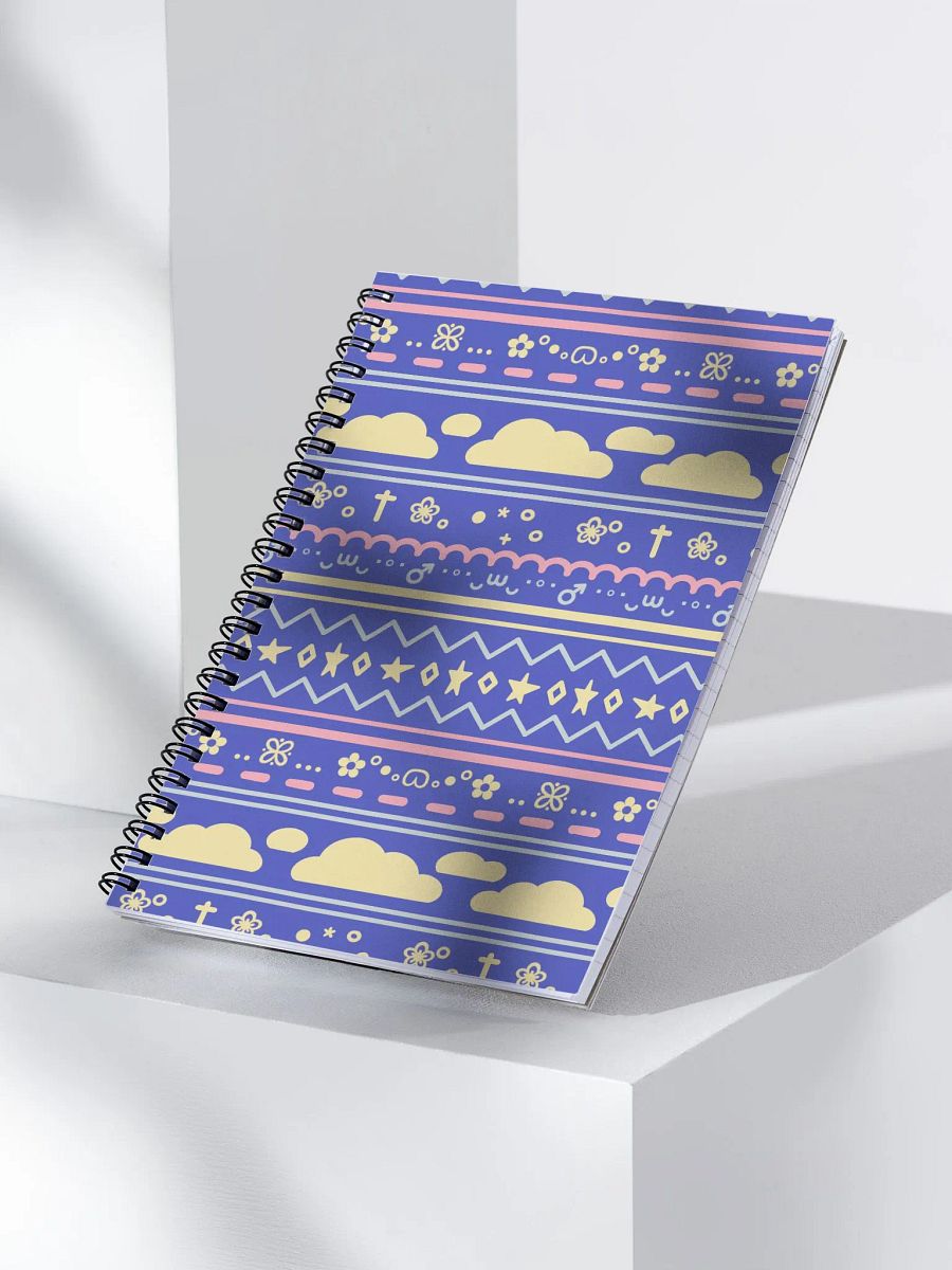 Cloudy Christmas Notebook - Pastel product image (3)