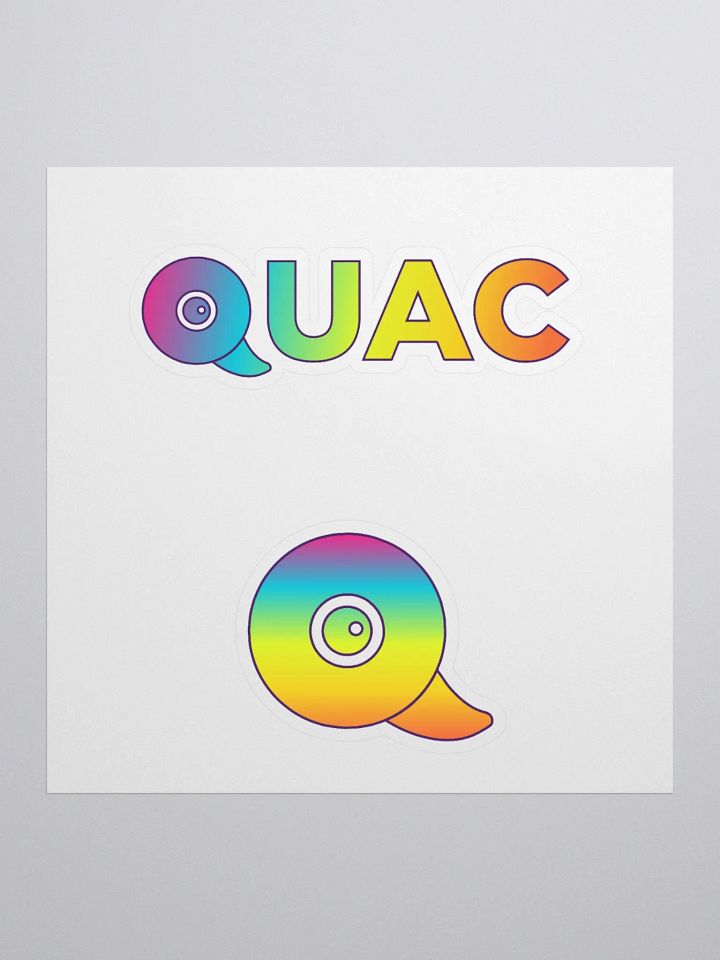 QUAC Pride Stickers product image (1)
