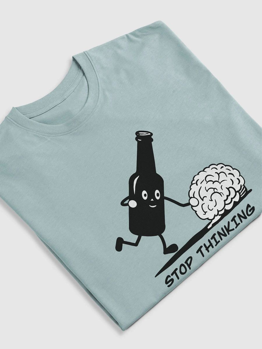 Stop thinking and start drinking Men's Graphic Tee product image (27)