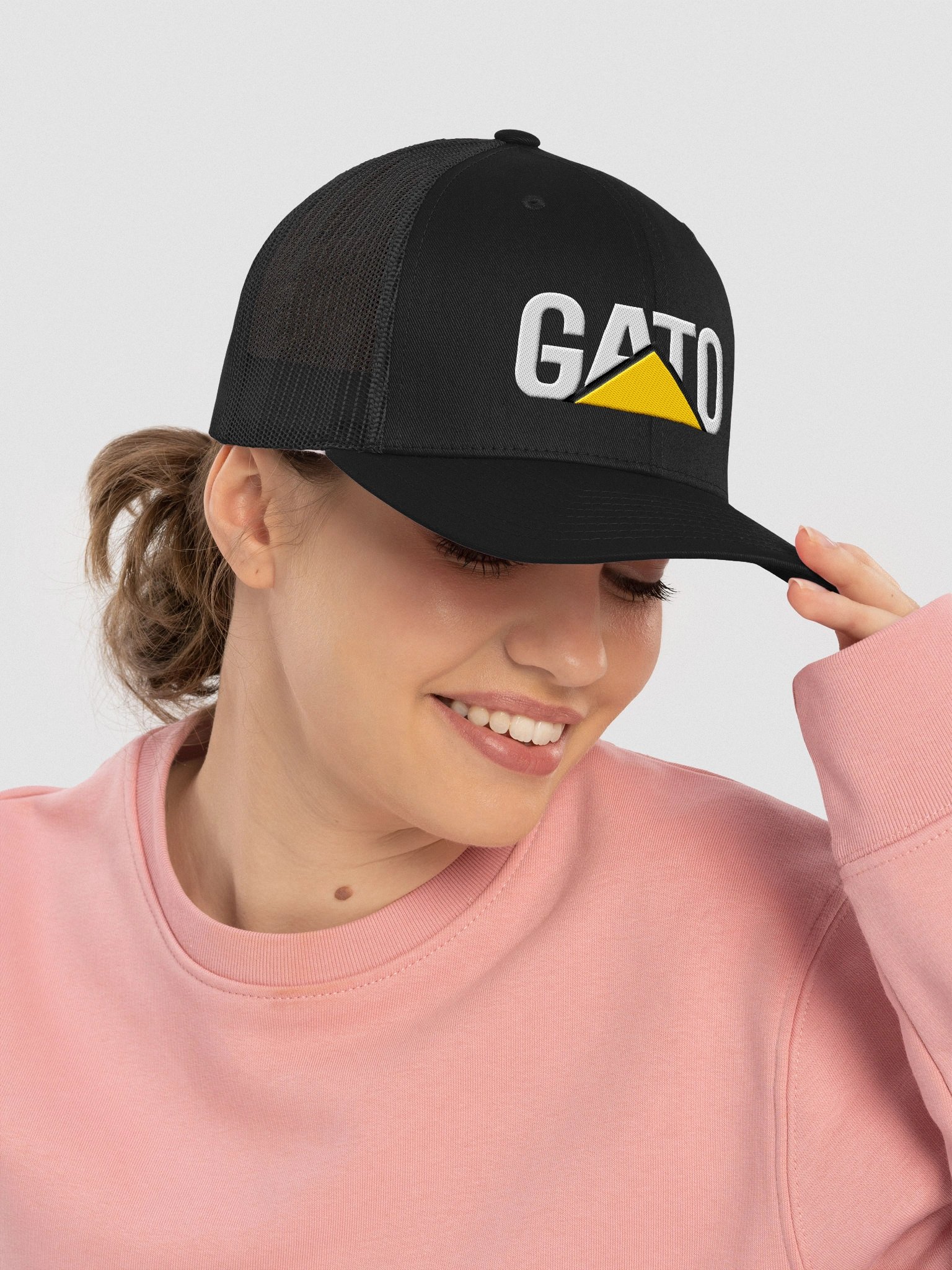 GATO Classic Trucker Hat BLACK product image (4)