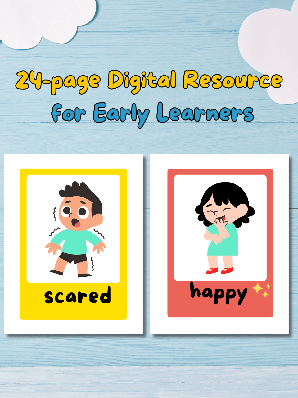 Let's Learn About Feelings Flashcards product image (3)