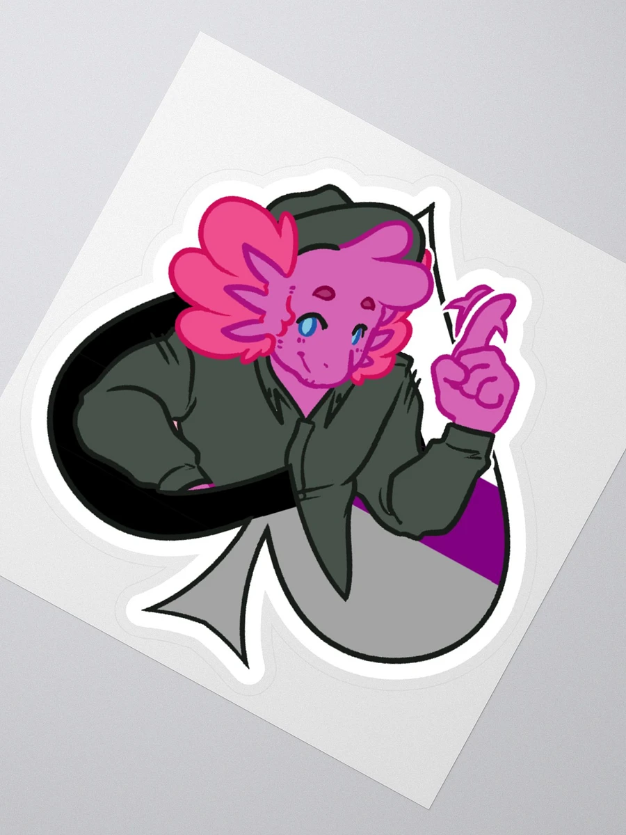 Demisexual in Spades | Kiss-Cut Sticker product image (2)