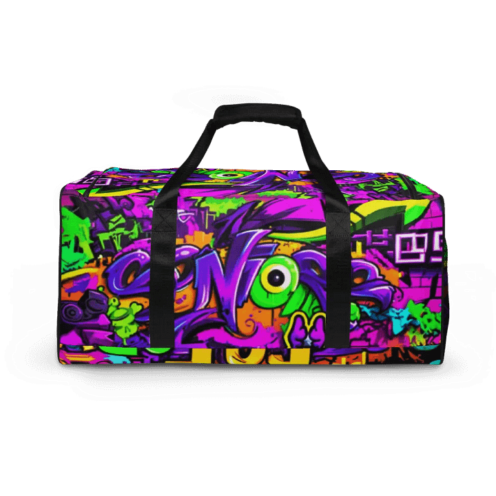 Urban Style: Graffiti Duffel Bag - The Ultimate Gym Companion product image (2)